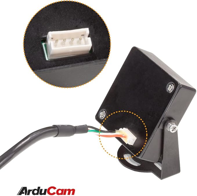 Arducam 4K 8MP IMX219 Autofocus USB Camera Module with Metal Case 1080P Mini UVC USB2.0 Video Webcam with Microphone 3.3ft/1m Cable for Computer Laptop Raspberry Pi Jetson Nano