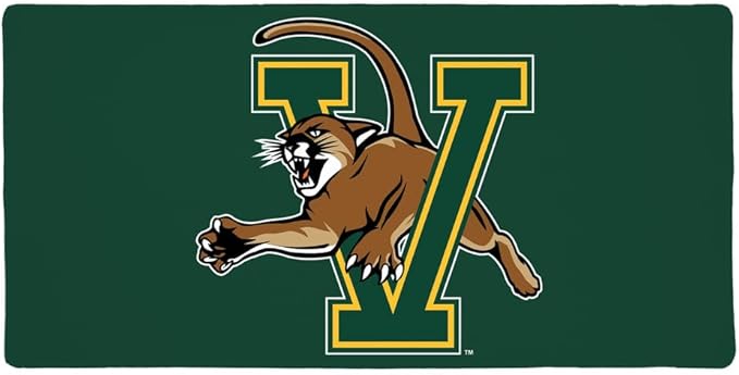 University of Vermont Catamount Logo Large Gaming Mouse Pad Desk Mat with Stitched Edges Non-Slip Base for Gamer Home and Office 31.5 x 15.7