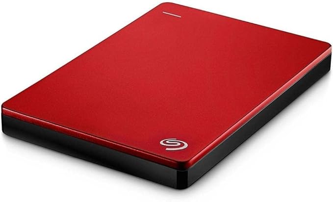 Seagate Backup Plus Slim 2TB External Hard Drive Portable HDD – Red USB 3.0 for PC Laptop and Mac 2 Months Adobe CC Photography (STDR2000103)