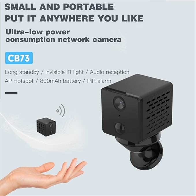 1080P Mini Camera IP Rechargeable Battery Video Security Surveilllance