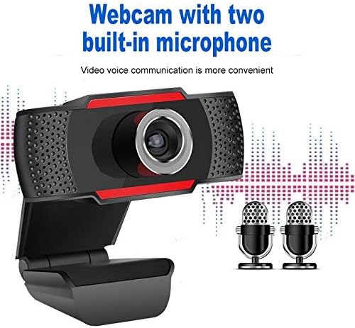 Computer Camera 1080P USB Camera Video Recording Web Camera with Microphone for PC Computer Webcam Rotatable 2.0 HD Webcam 1080P (Color : 720P)