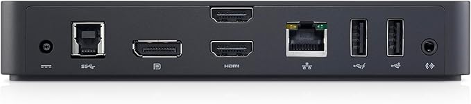 Dell USB 3.0 Ultra HD/4K Triple Display Docking Station (D3100) Black