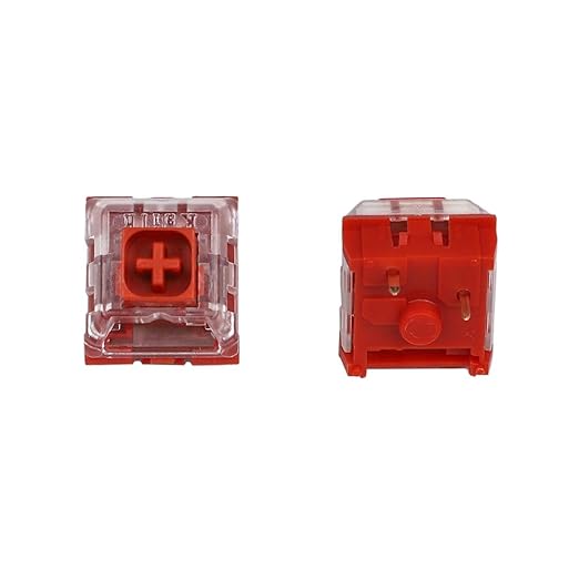 Kailh Box SMD RGB MX Switch Chinese Style Red Grey Yellow Green Dustproof Switch for Mechanical Gaming Keyboard IP56 Waterproof (65 pcs Box Chinese Red)