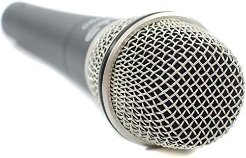 CAD Audio D90 Premium Supercardioid Dymanic Handheld Microphone x 2 with Foam Windscreen x 2 + Mic Cable 20 ft. XLR Bulk x 2 &amp Strapeez x 2