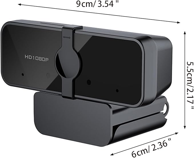 1080P WebCamera Built-in Mic High-Efficiency Privacy for Noise Reduction for Teaching Broadc