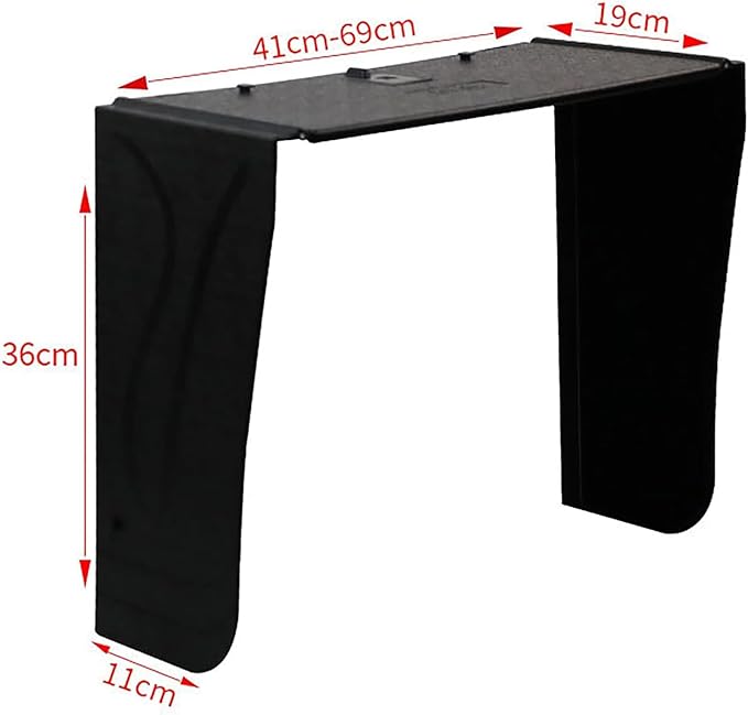 Monitor Hood Desktop Computer Sunshade Portable LCD LED Video Monitor Hood Sunhood 16-26 Inch Adjustable and Privacy Protection Blocks Ambient Stray Light for Computer Office Work