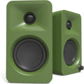 Kanto ORAMN 100W Powered Reference Desktop Computer Speakers with Bluetooth 5.0 and USB-C Input | Bi-Amplified | 100 Hz Automatic Crossover | Reference Quality Sound | Pair | Moss (Renewed)