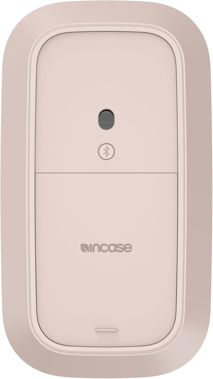 Incase Modern Mobile Mouse – Designed by Microsoft – Lightweight Precision Navigation Right/Left Hand Use Scroll Wheel BlueTrack Technology Wireless Bluetooth for Mac/Windows/8/10/11 (Sandstone)