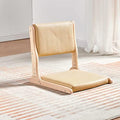 BTZHY Floor Chair Japanese Floor Chair Portable Folding Meditation Floor Chair Legless Lazy Chair Made of Solid Wood with Tatami Floor Chair with Backrest for Meditation
