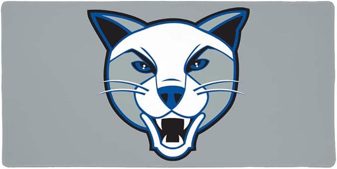 Daemen College Wildcats Primary Logo Large Gaming Mouse Pad Desk Mat with Stitched Edges Non-Slip Base for Gamer Home and Office 31.5 x 15.7