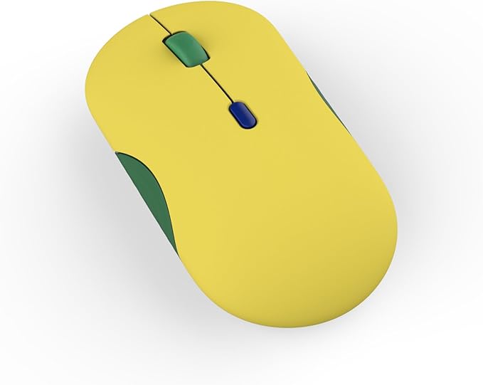 Lenovo 350 Bluetooth Silent Mouse (Fan Edition) Wireless Ergonomic Ambidextrous Design Bluetooth 5.3 Adjustable DPI up to 2400 36 Month Battery Life Recycled Materials Brazil Flag