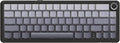 MAMBASNAKE Attack Shark X66 Gasket Wireless Mechanical Keyboard with Volume Knob60% Bluetooth/2.4GHz/Wired Gaming KeyboardRGB BacklitSide Printed PBT Keycaps66 Keys Hot Swappable for PC/MACBlack