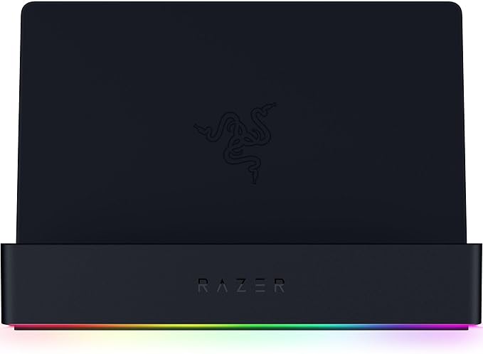 Razer Handheld Dock Chroma: Charging Hub &amp Expand Connectivity for Mobile Gaming &amp Tablets - iPhone 16 Steam Deck ROG Ally Switch &amp More - USB C USB A (3) HDMI GbE - 100W Power Passt