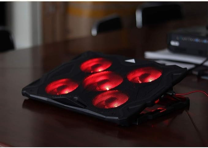 Laptop Cooling PadLaptop Cooler :Portable Slim Laptop Cooling Stand Holder Riser with 6 Fans Compatible with Laptop Notebooks Up