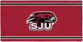 Saint Josephs University Hawks Primary Logo Stripes Large Gaming Mouse Pad Desk Mat with Stitched Edges Non-Slip Base for Gamer Home and Office 31.5 x 15.7