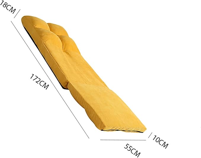 NaKeah Padded Floor Chair with 6 Adjustable Positions Foldable Floor Gaming Seat for Living Room Home Office and BalconyC