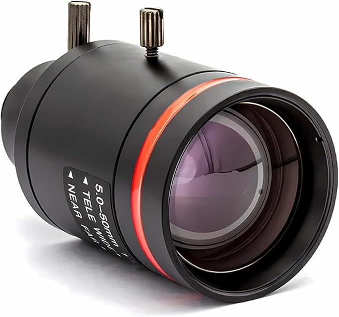 HD 5MP Varifocal M12 Mount Lens 50mm 1 2 IR Filter Manual and Zoom for Security Camera Long Distance View