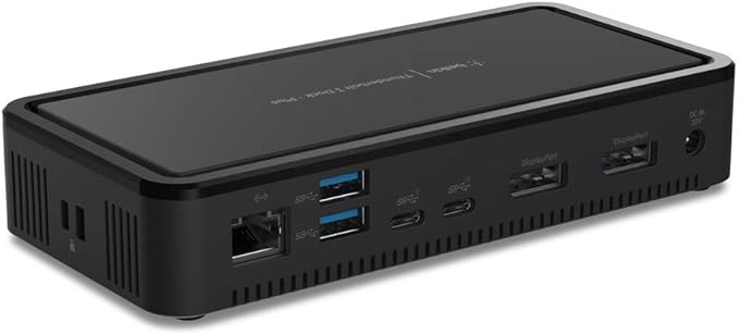 Belkin Thunderbolt 3 Dock Plus Thunderbolt 3 Cable - USB-C Hub - 8-In-1 Docking Station for MacOS &amp Windows Dual 4K @60Hz 40Gbps Transfer Speed 60W Upstream Charging w/ Ethernet &amp Audio Po