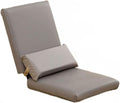 Aimeryup Hotel Legless Chair Wooden Foldable Adjustable Height Fabric Cushion Lazy Living Room Sofa 40X43X43CM(Size:40X43X43CMColor:B)