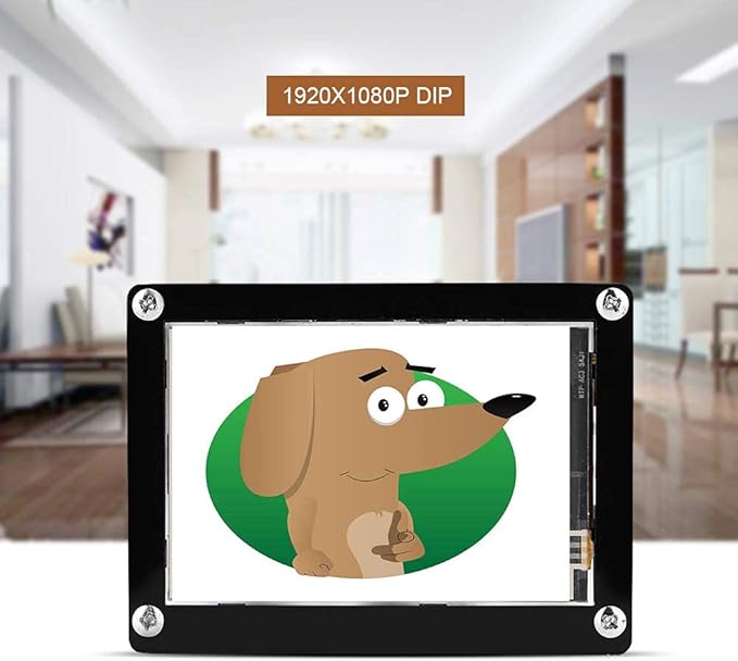 3.5 inch 1080P LCD Black Acrylic Cover Set Compatible with