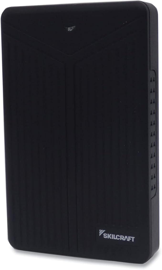 AbilityOne - 7050016897545 - External Hard Drive - Portable - USB 3.0-4TB - Black