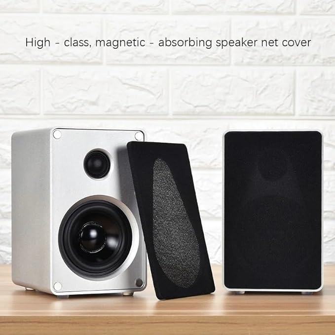 Audio Aluminum Alloy Speaker Desktop 2.0 Channel Two-Way Passive Stereo Computer Surround Wall Hanging