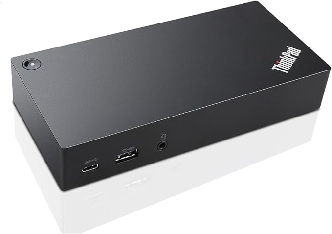 Lenovo ThinkPad USB-C UltraDock With 90W 2 Prong AC Adapter (40A90090US USA Retail Packaged)