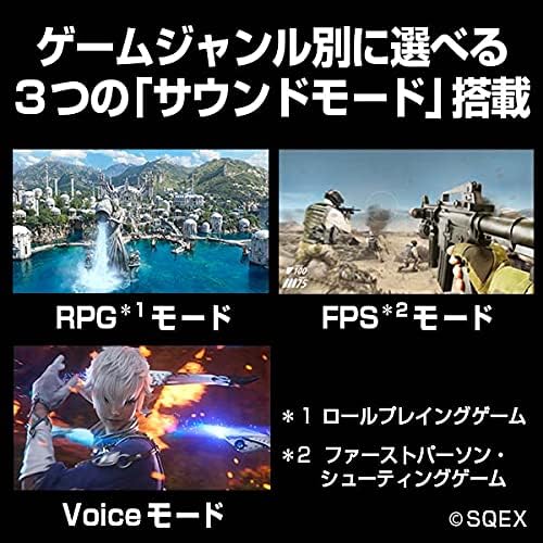 Panasonic SC-GN01 Gaming Neck Speaker Wired Developed with the Final Fantasy XIV Sound Teams Equipped with Sound Modes High Performance Dual Microphone