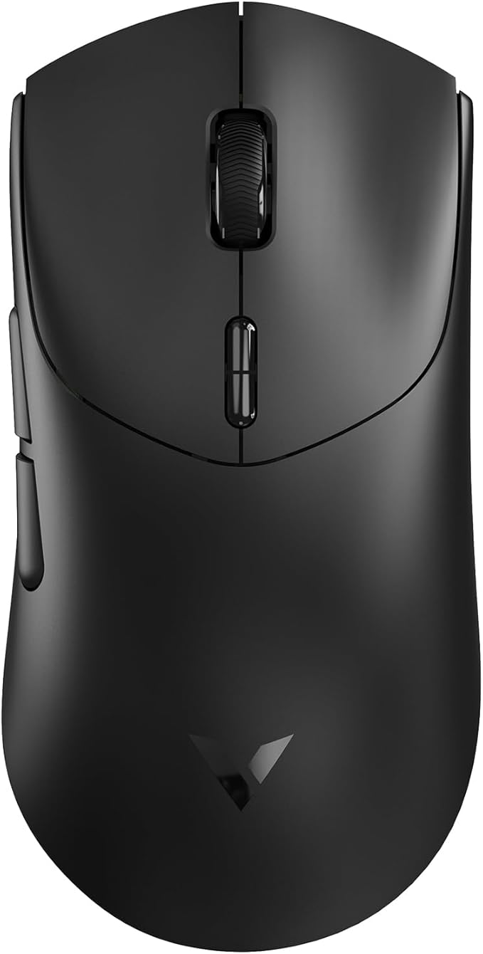 Rapoo VT7 Wireless Gaming Mouse True 8K Wireless Polling Rate 53g Lightweight Up to 750 Hr Battery Nordic nRF54L15 MCU 100-Million Mechanical Switch 10 Programmable Buttons Black