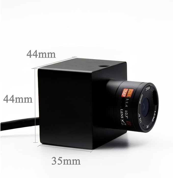 2MP 4MP Mini IP Camera Square Micro POE Security Surveillance High Definition CS 4 6 8mm Lens Industrial Camera