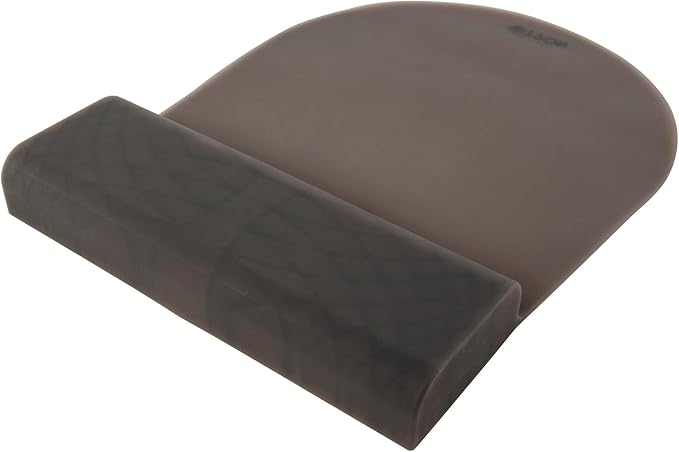 Allsop ErgoFlex Mouse Pad with Silicone Grid Wrist Support - Black (31879)