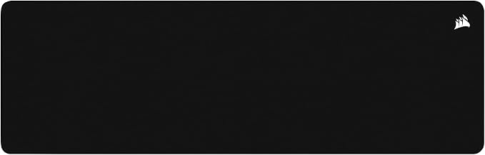 Corsair MM500 v2 Hybrid Cloth Gaming Extended Mouse Pad – 93cm x 30cm – Spill-Proof Coating – Anti-Fray Stitched Edges – Non-Slip Rubber Base – Black