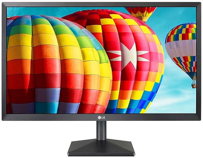 LG 24MK430H-B 24'' Class Full HD (1920 x 1080) IPS Monitor with AMD FreeSync Technology On Screen Control and Compact Bezel (HDMI D-Sub Headphone Jack) – Black