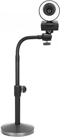 1080P Webcam 60FPS Autofocus HD Web Camera with Microphone Ring Light Web Cam for PC Computer Camera Ultra High Definition (Color : 60FPS with Tripod) (60FPS with Stand 1)