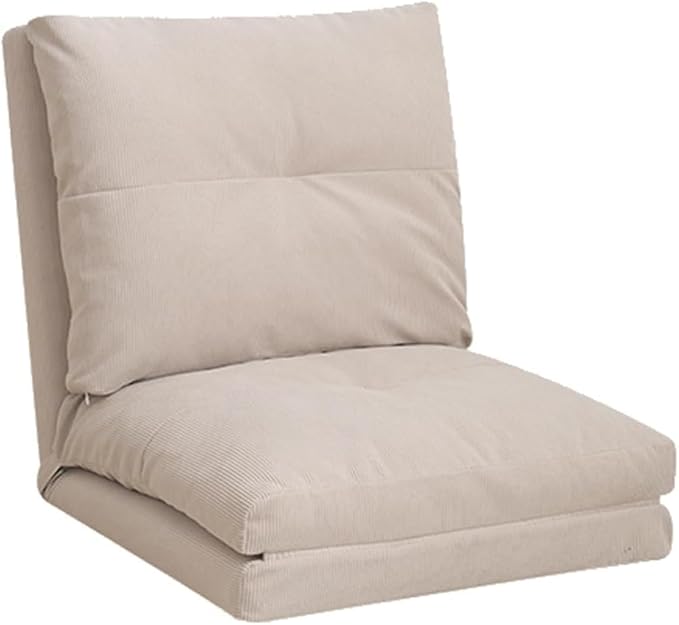 ELEFOCUS Designs Adjustable 5-Position Floor Chair Folding Lazy Sofa Padded Floor Chair Twin Floor Sofa Bed Couch(C)