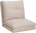 ELEFOCUS Designs Adjustable 5-Position Floor Chair Folding Lazy Sofa Padded Floor Chair Twin Floor Sofa Bed Couch(C)