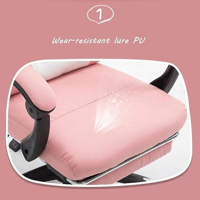 Office Chair Swivel Desk Chair Gaming Chair Computer Chairs Swivel Chair Video Game Chair High Back Adjustable Gaming Chair Ergonomics Lifting Rotation Computer Chair With Headrest And Lumbar Massage