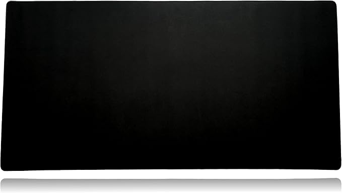 Mega Size Gaming Mouse Pad - Anti Slip Rubber Base - Stitched Edges - Large Desk Mat - 48 x 24 x 0.16 (Mega All Black/No Logo)