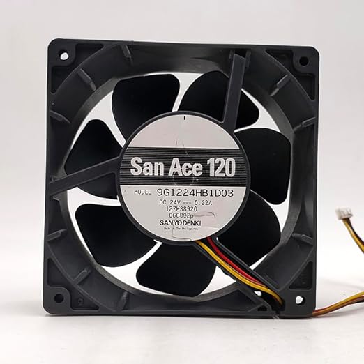 Sanyo 9G1224HB1D03 12038 12cm 24V 0.22A 3 line Detection Cooling Fan Shrandi