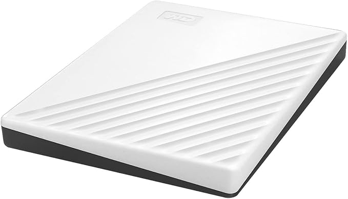 WD Portable Hard Drive 2TB USB3.0 White My Passport Encryption Password Protection External Hard Disk / WDBYVG0020BWT-WESN