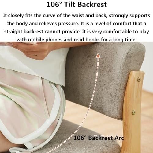 ELEFOCUS Portable Floor Chair Tatami Chair with Backrest Home Bay Window Lazy Backrest Chair Meditation Floor Seating(A2)
