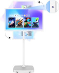 27 Inch Portable Touchscreen Monitor | Rolling Monitor on Wheels | 1080p Smart Screen | 8g+128g | Android OS 13 | 4K Webcam &amp 133wh Battery(Up to 8H) (1080P)