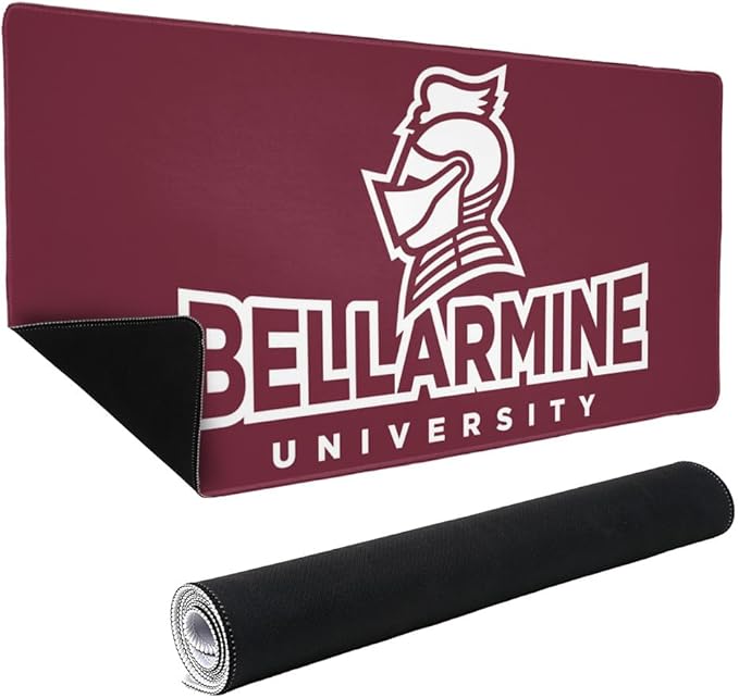 Bellarmine University Primary Logo Large Gaming Mouse Pad Desk Mat with Stitched Edges Non-Slip Base for Gamer Home and Office 31.5 x 15.7