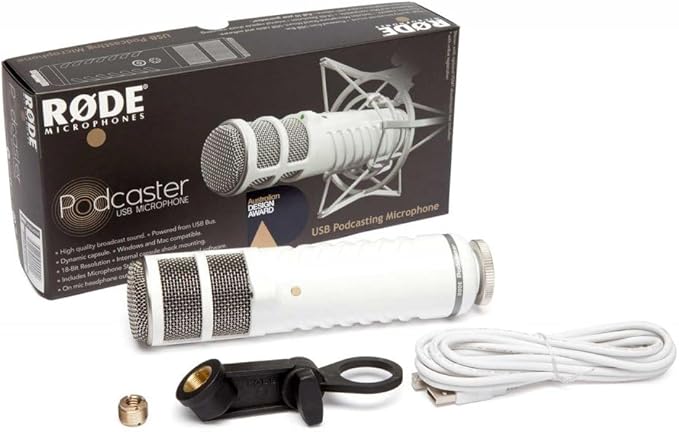 Rode Podcaster White
