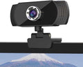 GIZNXBA 1080P Webcam with Microphone Streaming Webcam Manual Focus Plug and Play Noise-Canceling Microphone for Creators Podcasters Meetings
