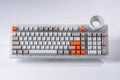 ATM 98 Wireless Custom Silent Mechanical Keyboard 98 Key Tri-Mode 2.4G Bluetooth Wireless Ergonomic RGB PC Computer Keyboard Office Accessories Hotswappable Switch - Frost Whisper