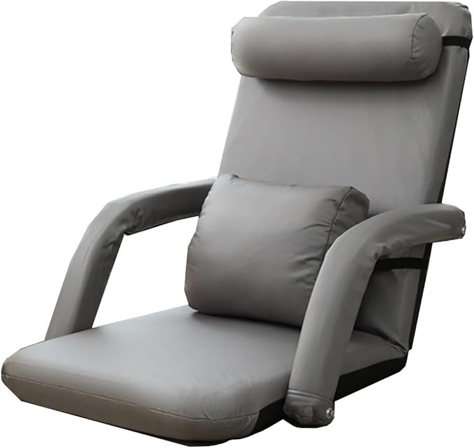 BTZHY Floor Chair Floor Chair with Backrest Foldable Floor Chair Adult Lazy Sofa Meditation Chair Window Chair Multi-Angle Floor Seating Reading Chair Floor Couch Recliner Gaming Floor Chairs(/Beige)