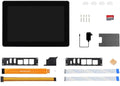 Industrial HMI All-in-one 10.1inch Touch Display Compatible with Raspberry Pi (Not Included) Supports Dual 4K HDMI Output 10-Point Touch Aluminum Alloy Case @XYGStudy (RPI-HMI-101D-ACCE)