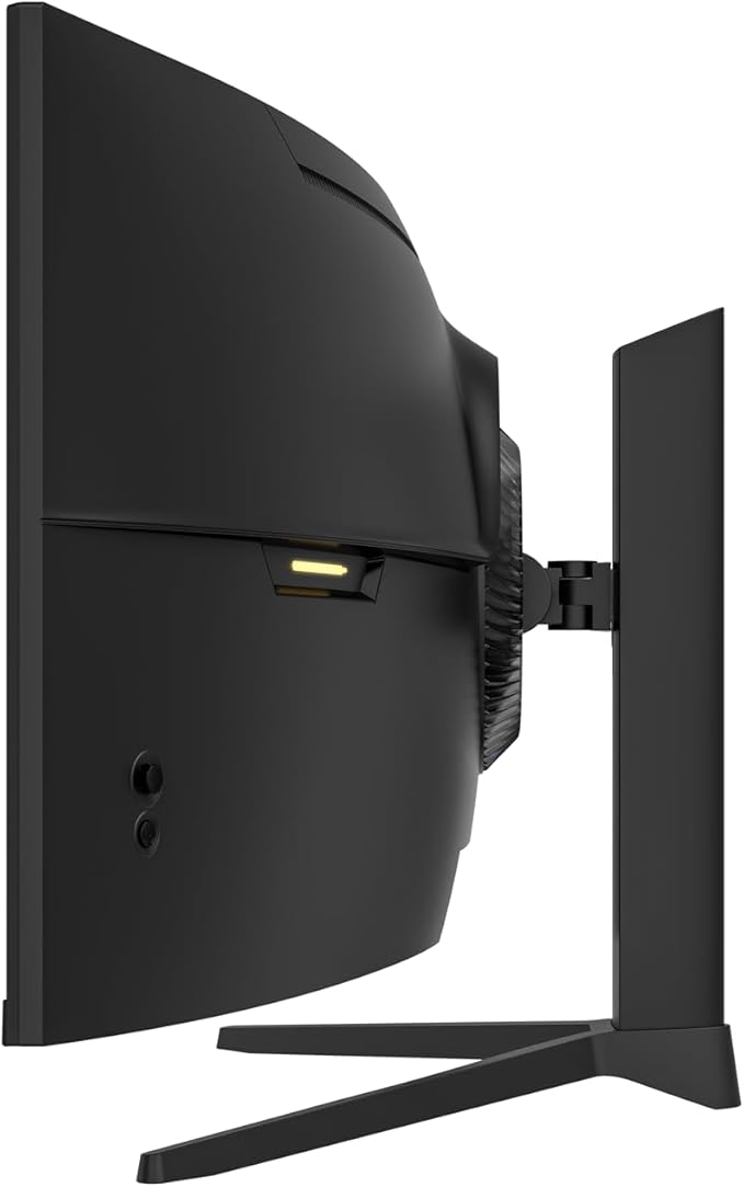 ZZA 49 Inch Curved Monitor 32:9 Dual QHD 5120x1440 Ultrawide Curved Monitor 120Hz with 1500R Curvature 120% sRGB Height Adjustable Stand HDMI 2.1 &amp DisplayPort 1.4