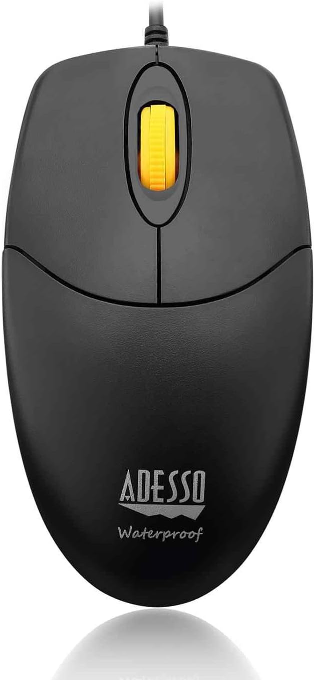 Adesso Imouse W3 Waterproof Mouse with Magnetic Scroll Wheel